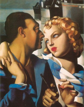 Tamara de Lempicka Werke - Idylle 1931 Zeitgenosse Tamara de Lempicka